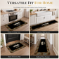 🏠 Save 50%! 🧶 Geometric Flannel Floor Mat – Water & oil absorbing for kitchen & bath ✨
