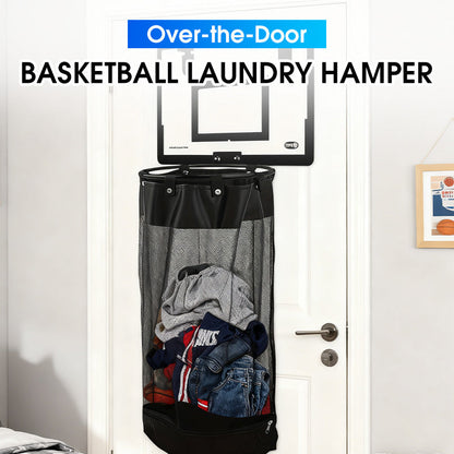 ⏰Over-the-Door Basketball Laundry Hamper