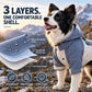 ☔ Waterproof Colorblock Dog Raincoat – Windproof, Breathable, Full Protection ✨