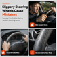 ⏰Universal Carbon Fibre Steering Wheel Cover – Refresh Your Daily Drive ✨