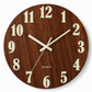 🕰️12-Inch Silent Wooden Wall Clock – Luminous Glow & MDF Wood Grain✨