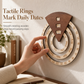 📢📢50% OFF !! ⏰Circular Wooden Rotating Perpetual Calendar Wall Hanging Decoration