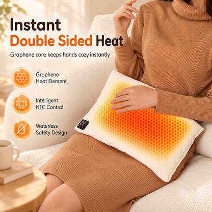 ⏳Time-Limited Special⏰Portable Rechargeable Graphene Hand Warmer | Waterless Explosion Proof Plush Handheld Heating Bag♨️💦