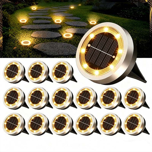 Outdoor Garden Solar Ground Light (4 Pack)