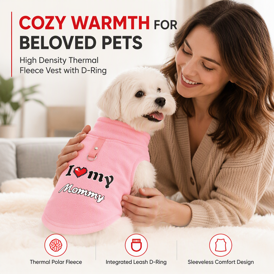 🐶 Warm Pet Sweater with Leash Ring – Cozy, Cute, Practical ❄️