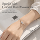 💥 S925 Sterling Silver Planet & Star Charm Bracelet – Crystal Inlaid Celestial Chain with Luminescent Planet Sphere & Pavé CZ Stars, Hypoallergenic Featherlight 5g Dainty Gift for Women & Girls 🪐