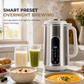 Multi-Functional 304 Stainless Steel Soy Milk Maker and High- Blender Large Capacity Filter-Free Household Food Processor with Smart Timer