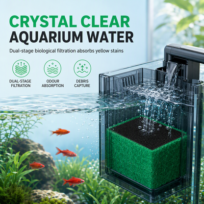 🐠💧Activated Carbon Filter Cube – honeycomb filtration clears cloudy water, removes odors. Anti-crumble block for crystal-clear aquarium! 🛡️✅