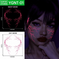 📢 BUY 1 GET 1 FREE !! ✨ Halloween Luminous Face Tattoo Stickers – Glow In Dark, Waterproof, Easy Apply 🎃