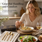 🥂304 Stainless Steel Cutlery Set – Elegant Slim-Design Knives, Forks & Spoons