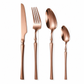 🥂304 Stainless Steel Cutlery Set – Elegant Slim-Design Knives, Forks & Spoons