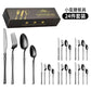 🥂304 Stainless Steel Cutlery Set – Elegant Slim-Design Knives, Forks & Spoons