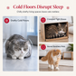 Removable and Washable Donut Cat Tunnel Bed Round Pet Nest Cushion Mat for Indoor Cats
