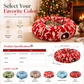 Removable and Washable Donut Cat Tunnel Bed Round Pet Nest Cushion Mat for Indoor Cats