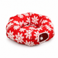 Removable and Washable Donut Cat Tunnel Bed Round Pet Nest Cushion Mat for Indoor Cats