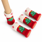 Christmas Knitted Chair Leg Covers with Felt Pads Non Slip Thickened Table Feet Socks Floor Protectors 4-Piece Set