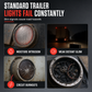 💡 4 Inch Round LED Tail Lights – Waterproof, Dual-Color, Wide Voltage 🛞