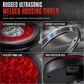 💡 4 Inch Round LED Tail Lights – Waterproof, Dual-Color, Wide Voltage 🛞