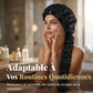 ✨ Extra-Long Satin Sleep Bonnet – Ultra-Smooth Satin Sleep Surface, Extra-Long Roomy Bonnet Design, Adjustable Tie Loop Closure & Natural Heatless Overnight Curls – 4 Colors 💤